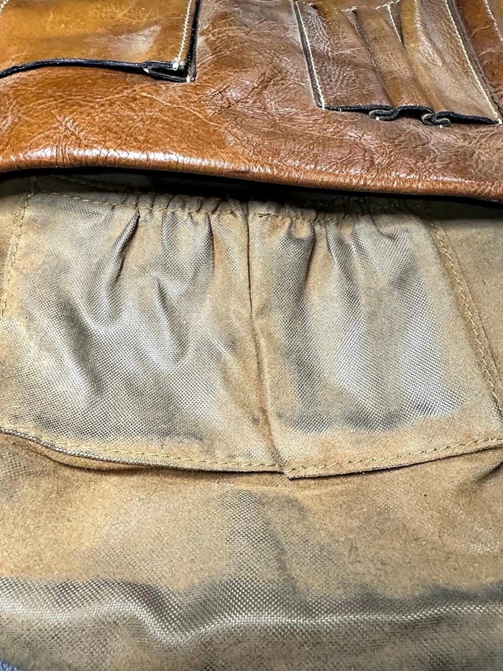 Patricia Nash Granada Crossbody Embossed Leather Brown  P5 - Picture 3 of 5